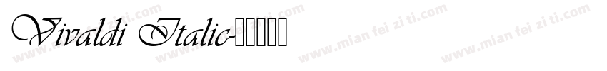 Vivaldi Italic字体转换